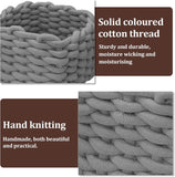 Small Storage Decorative Basket, Cotton Rope Woven Shelf Basket for Little Items, Cute Box Organizer for Baby Room, Nursery, Bedroom,grey In Australia - Darrahopens