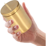 Toothpick Holder,  Stainless Steel Toothpick Holder Dispenser Pocket Toothpicks Holder Round Metal Toothpick Storage Box for Table, Restaurant, Travel (Gold) In Australia - Darrahopens
