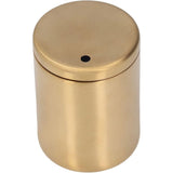 Toothpick Holder,  Stainless Steel Toothpick Holder Dispenser Pocket Toothpicks Holder Round Metal Toothpick Storage Box for Table, Restaurant, Travel (Gold)