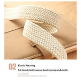 Mens Elastic Stretch Belts Big and Tall Belt,For Women Woven Canvas Elastic Stretch Belts For Women Jeans Waistband