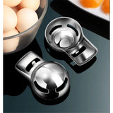 2 pack Egg Yolk Separator，Egg Separator for Raw Eggs,Food Grade Stainless Steel Egg Yolk White Separator, Kitchen Baking Gadgets