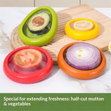 Avocado Saver and Tomato Holder - Set of 4 Reusable Storage Containers for Fridge - Ideal for Garlic, Onions, Lemons, and Potatoes In Australia - Darrahopens