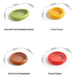 Avocado Saver and Tomato Holder - Set of 4 Reusable Storage Containers for Fridge - Ideal for Garlic, Onions, Lemons, and Potatoes