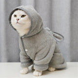 Dog Bathrobe, Microfiber Fast Drying Absorbent Hooded Bath Towel White for Puppy Small Medium Large Dog Cat (S, Gray)