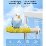 2 pack Bird Stand U Shape Hemp Rope Wood Parrot Perches for Small Birds, Macaw Cockatiels Love Birds Finches,Bird Training Educational Stand Toys (M) In Australia - Darrahopens