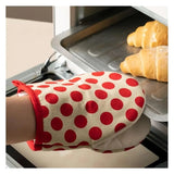 1 pair Mini Oven, Resistant Oven Gloves - Baking Mitts with Hanging Loops for Safe Cooking, Baking, Grilling