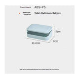 2 pack Soap Holder with Drainage Lid Compact 13.2*8*5cm Bar Soap Container for Bathroom and Kitchen Waterproof Saver Box with Water Filter（only boxs） In Australia - Darrahopens