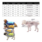 Dog Raincoat,Waterproof Rain Jacket for Medium Dogs,Adjustable Pet Rain Coat with Magic Sticker Closure,Raincoat with Hood,Perfect for Night Walking,Yellow,7