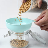 Wide Mouth Kitchen Funnel, Food Grade Plastic Cooking Canning Funnel with Spouts for Filling Wide and Regular, Spray Dropper Oil Bottle Jug Spices Shampoo Sauce