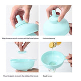Wide Mouth Kitchen Funnel, Food Grade Plastic Cooking Canning Funnel with Spouts for Filling Wide and Regular, Spray Dropper Oil Bottle Jug Spices Shampoo Sauce