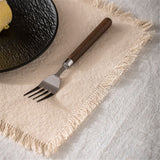 Place Mats Set of 4 Heat Resistant Dining Table Place Mats Cloth Placemats Kitchen Table Mats Placemat（30*45cm）
