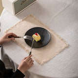 Place Mats Set of 4 Heat Resistant Dining Table Place Mats Cloth Placemats Kitchen Table Mats Placemat（30*45cm）