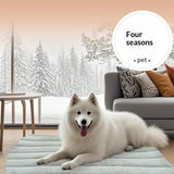 Dog Crate Pad, Dog Crate Mat Kennel Pad, Washable Water-Resistant Pet Bed Flat Dogs Cage Mat for Small Dogs（61*42*2cm） In Australia - Darrahopens