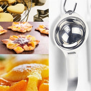 2 pack Egg Separator Egg Yolk White Separator Stainless Steel Egg White Yolk Sifting Filter Egg Divider Kitchen Tool for Baking/Cooking