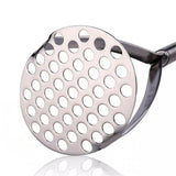 Potato Masher, Dual Arc for Easy, Labor-Saving Mashing, Stainless Steel, Sturdy and Durable One-Piece Potato Press, Dishwasher Safe, for Potatoes and More