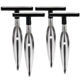 4 qty - Coconut Opener Tool for Fresh GREEN Young Fruit Black Handle Easy Grip,Safe and Convenient Coco Drill Punch Tool In Australia - Darrahopens