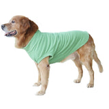 Stretch Vest, Pullover Vest Jacket Sweater for Dogs,Cozy Fall/Winter/Spring Pet Jacket, light green, L