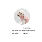 Stretch Vest, Pullover Vest Jacket Sweater for Dogs,Cozy Fall/Winter/Spring Pet Jacket, light green, L In Australia - Darrahopens