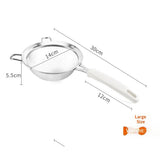 Small Fine Mesh Strainer: Stainless Steel 30 Mesh Kitchen Food Sieve with Sturdy Riveted Handle, Heavy Duty Deep Handheld Colander for Tea, Juice In Australia - Darrahopens