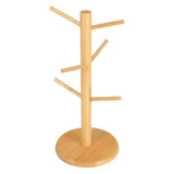 Mug Holder Tree, Coffee Cup Holder with 6 Hooks, Hanger Coffee Bar Organizer Display Stand for Kitchen Counter Dinnerware Storage(Nature) In Australia - Darrahopens
