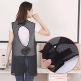 Waterproof Plus Size Aprons for Women Men with Pockets Adjustable for Cooking Dish Washing ,Waterproof Apron for Cooking Cleaning Work（gray）