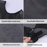 Waterproof Plus Size Aprons for Women Men with Pockets Adjustable for Cooking Dish Washing ,Waterproof Apron for Cooking Cleaning Work（gray） In Australia - Darrahopens