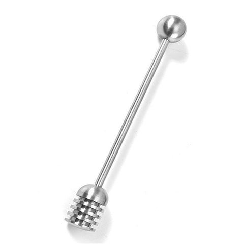 2 pack Honey Dipper Sticks, Solid Stainless Steel Honey and Syrup Dipper Stick Long Handle Honey Spoon Stirrer Mixing Tool for Honey Pot Jar Containers honey jar In Australia - Darrahopens