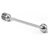 2 pack Honey Dipper Sticks, Solid Stainless Steel Honey and Syrup Dipper Stick Long Handle Honey Spoon Stirrer Mixing Tool for Honey Pot Jar Containers honey jar In Australia - Darrahopens