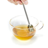 2 pack Honey Dipper Sticks, Solid Stainless Steel Honey and Syrup Dipper Stick Long Handle Honey Spoon Stirrer Mixing Tool for Honey Pot Jar Containers honey jar In Australia - Darrahopens