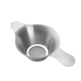 4 Pack Stainless Steel Mini Strainer Fine Mesh Tea Funnel Coffee Filter with Double Handles (silvery) In Australia - Darrahopens