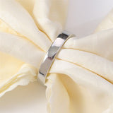 20 Pcs Silver Napkin Rings - Napkin Ring(Semicircle) Stainless Steel Napkin Rings for Table Settings Wedding Christmas Party Dinner Table In Australia - Darrahopens
