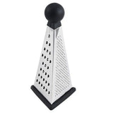 Kitchen Craft Box Grater with Pyramid Design, Stainless Steel, 24 cm, Silver/Black, for Potato, Chocolate, Parmesan, Ginger In Australia - Darrahopens