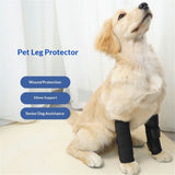 1 pair Dog Canine Front Leg Brace Paw Compression Wraps with Protects Wounds Brace Heals and Prevents Injuries and Sprains Helps with Loss of Stability Caused by Arthritis (M) In Australia - Darrahopens