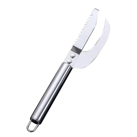 2 pack Fish Scales Scraping Tool, Multifunction Stainless Steel Fish Scale Knife Fish Cleaning Kit,Fish Scale Remover for Home Market Restaurant Use