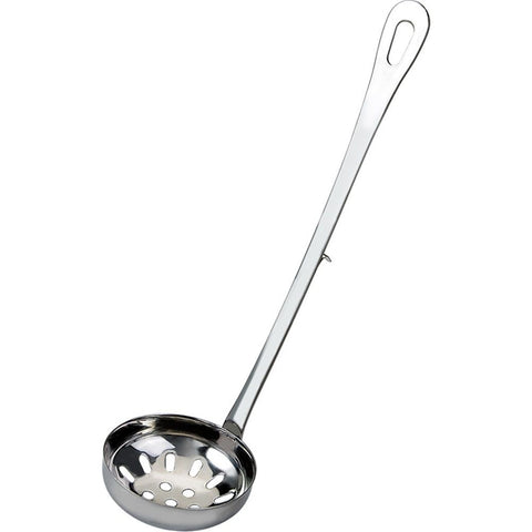 Stainless Steel Finish Olive Spoon, Long Handle Stainless Steel Serving Spoon with Hook Hot Pot  (9.25" L)