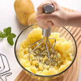 Kitchen 2-In-1 Mix Potato Masher, Stainless Steel, For Potatoes, Vegetables, Fruits, Guacamole, Baby Food, And Eggs In Australia - Darrahopens