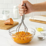 Kitchen 2-In-1 Mix Potato Masher, Stainless Steel, For Potatoes, Vegetables, Fruits, Guacamole, Baby Food, And Eggs