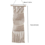 2 Tier Hanging Basket, Hanging Basket for Fruit and Vegetable Storage, Cotton Rope Woven Baskets for Kitchen, Decorative Boho Decor Hanging Plant Holder In Australia - Darrahopens