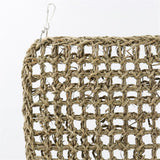 Bird Foraging Wall Toy - Climbing Rope Net for Parakeet, Cockatiel, Finch, Parrot - Durable, Non-Toxic Bird Toy - Indoor, All Ages, 30*30cm