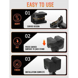 Jack Pad Adapter for Jack Stands 3 Ton Rubber Frame Rail Protector Jack Pad Adapter Protector for Jack Stand 4 Pack In Australia - Darrahopens