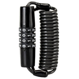 Combination Bike Lock Cable- Resettable Combination Lock, Anti-Theft Coiled Secutiry Cable for Bicycles, Kayaks, Paddle Boards, Gates and Outdoor Gear (5 FT)