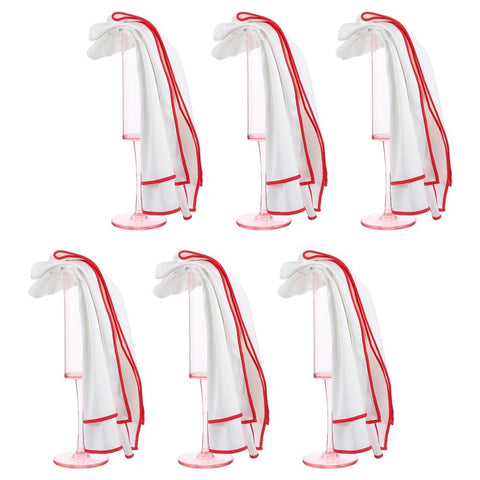 6 Pcs Wine Glass Polishing Cloths Large Microfiber Cleaning Cloths 23.6 x 15.7 Inch Lintless Towels for Drying Wine Glasses Cleaning Window Stemware Dishes Glassware,Only Wine Glass Polishing Cloths In Australia - Darrahopens
