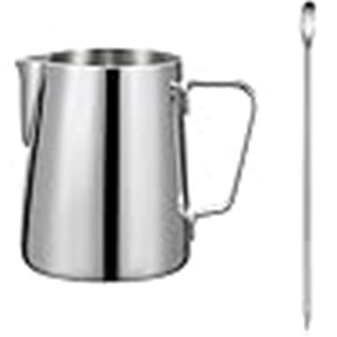 Milk Frothing Pitcher, Thicker Version 350ml 12oz Steaming Pitchers Stainless Steel Milk Coffee Cappuccino Latte Art Barista Steam Pitchers Milk Jug Cup with Decorating Pen In Australia - Darrahopens