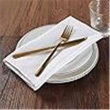 24 Pack, White Cloth Napkins 17x17 Inches, Polyester Hemmed Edges, Washable and Reusable Ideal for Parties, Weddings and Dinners