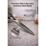 All-Purpose Kitchen Shears, Heavy-Duty Stainless Steel, Detachable Scissors with Comfortable Grip, Dishwasher Safe, 8.2-Inch