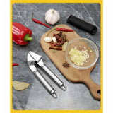 Garlic Press Stainless Steel - Premium Professional Grade Garlic Mincer, Crusher & Peeler Set - Easy Clean, Dishwasher Safe & Rust-proof In Australia - Darrahopens