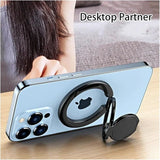 Magnetic Ring Holder Dual-Side Magnetics, Removable Gym Phone Grip with Kickstand for iPhone 17/16/15/14/13/12/ Series All Phones Compatible with Magnetic Car Mount In Australia - Darrahopens
