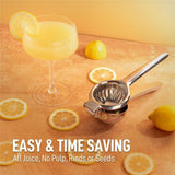 Lemon Squeezer Stainless Steel with Premium Quality Heavy Duty Solid Metal Squeezer Bowl - Large Manual Citrus Press Juicer and Lime Squeezer Stainless Steel In Australia - Darrahopens