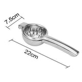 Lemon Squeezer Stainless Steel with Premium Quality Heavy Duty Solid Metal Squeezer Bowl - Large Manual Citrus Press Juicer and Lime Squeezer Stainless Steel