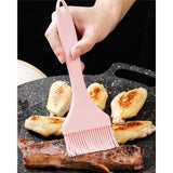 Silicone Basting Pastry Brush: Set of 2 Heat-Resistant Brushes for Cooking, Baking, Grilling, and Spreading Oil or Butter - Dishwasher-Safe